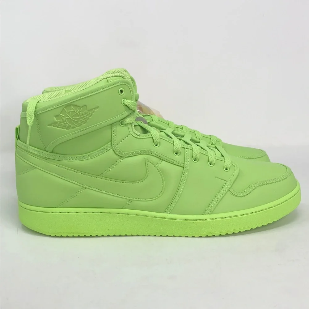 Nike Air Jordan 1 Retro AJKO Billie Eilish Key Lime Green Sneakers - Size 14